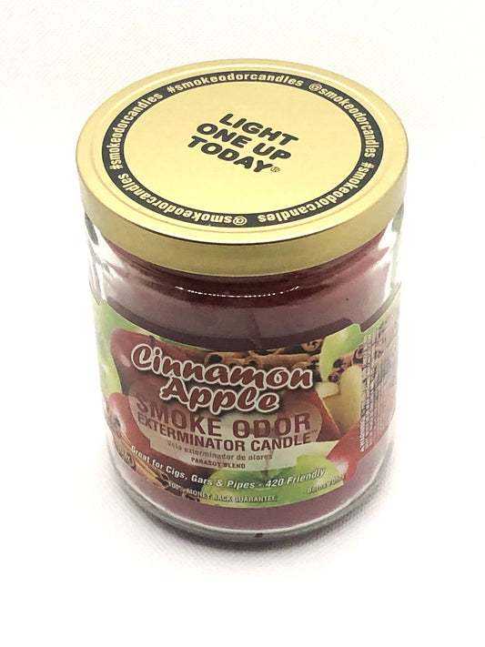 Apple Cinnamon Fragrant Candles - Even if you don't "Smoke Odor Exterminator" home fragrance candles provides great smell all day long. Lasts up to 70 hours.