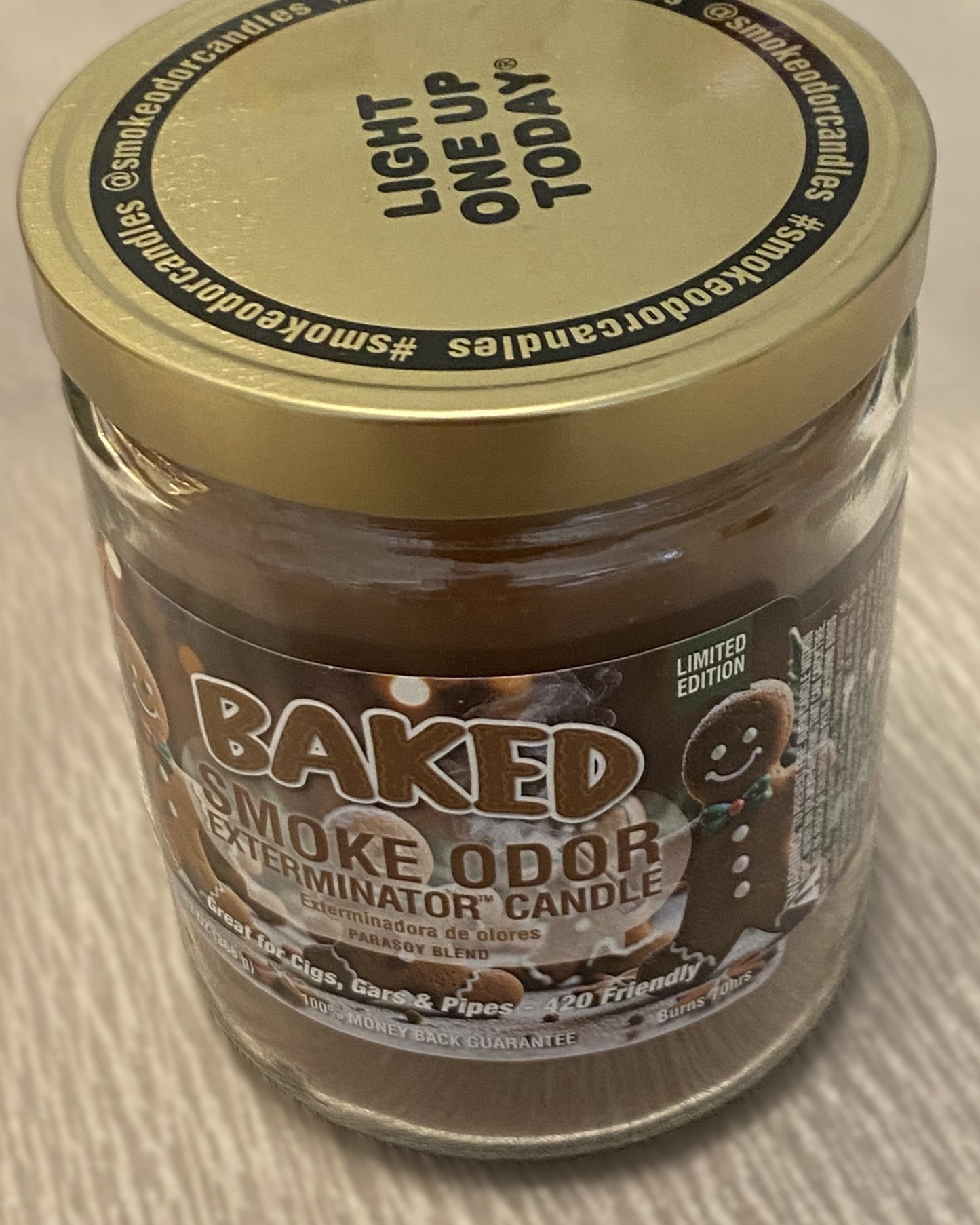 Baked Fragrant Candle - Even if you don't "Smoke Odor Exterminator" home fragrance candles provides great smell like something is baking in the oven, all day long.