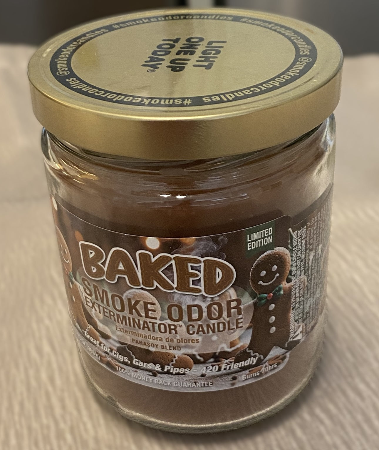 Baked Fragrant Candle - Even if you don't "Smoke Odor Exterminator" home fragrance candles provides great smell like something is baking in the oven, all day long.