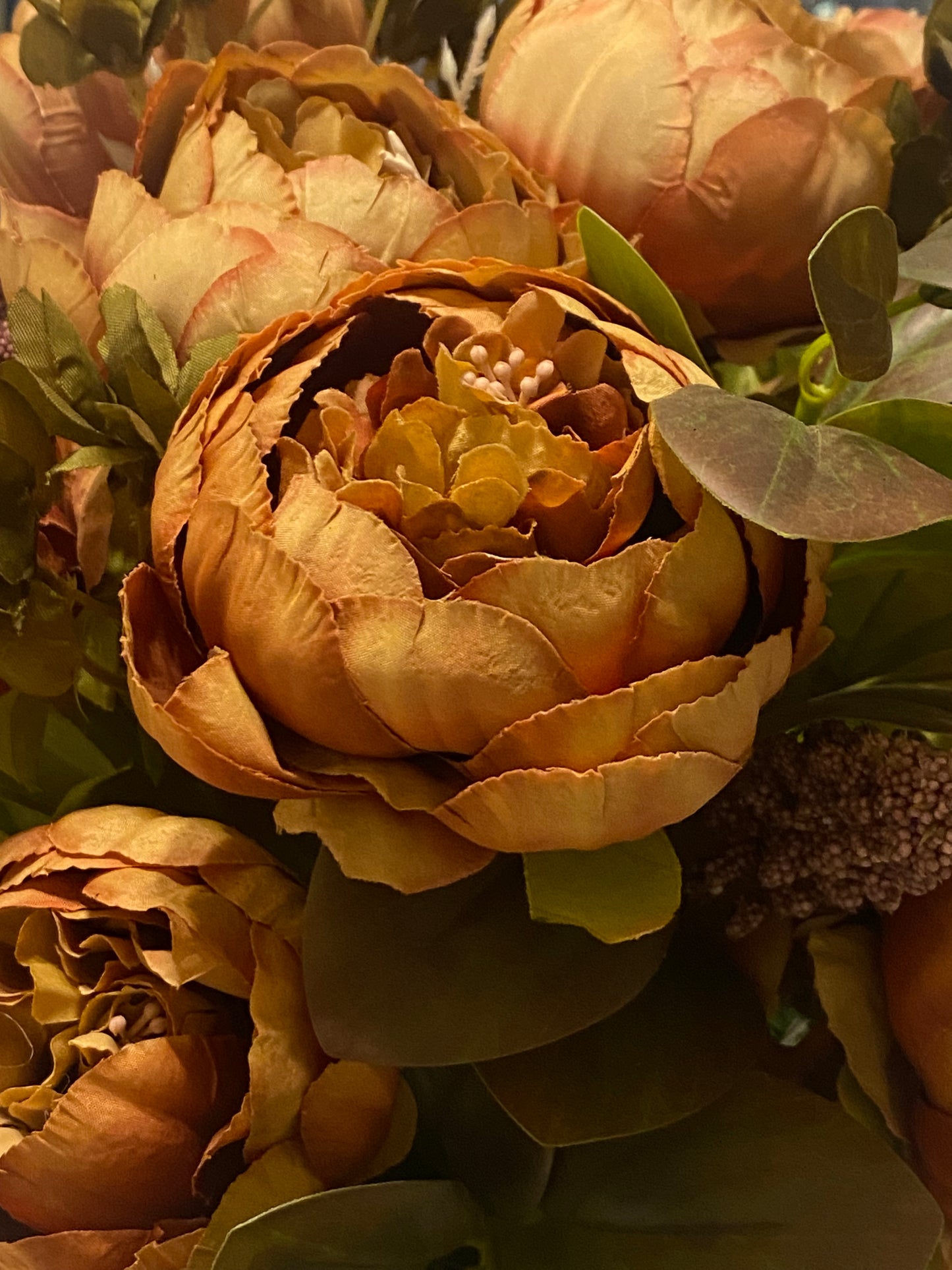 autumn peony bouquet