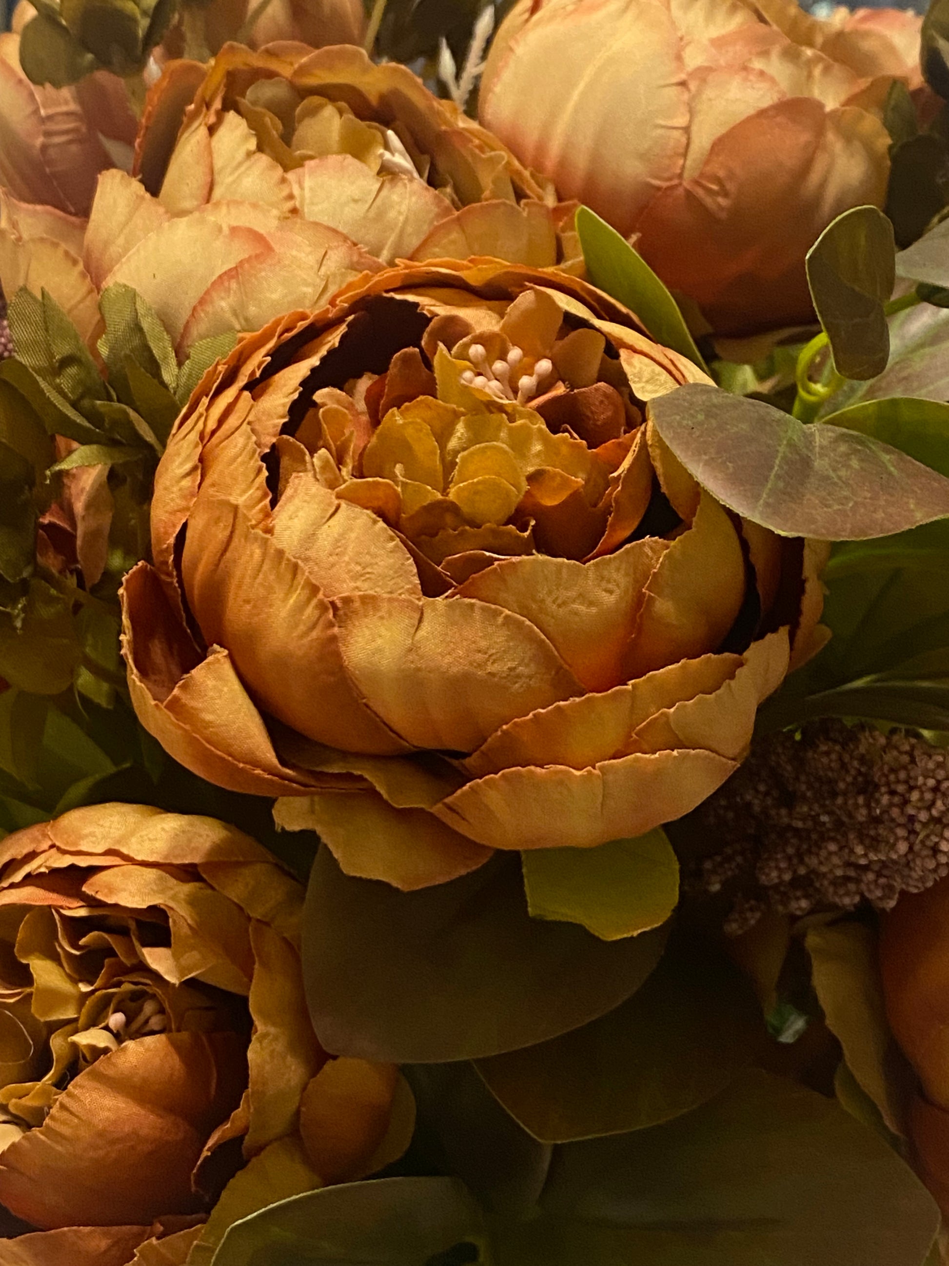 autumn peony bouquet