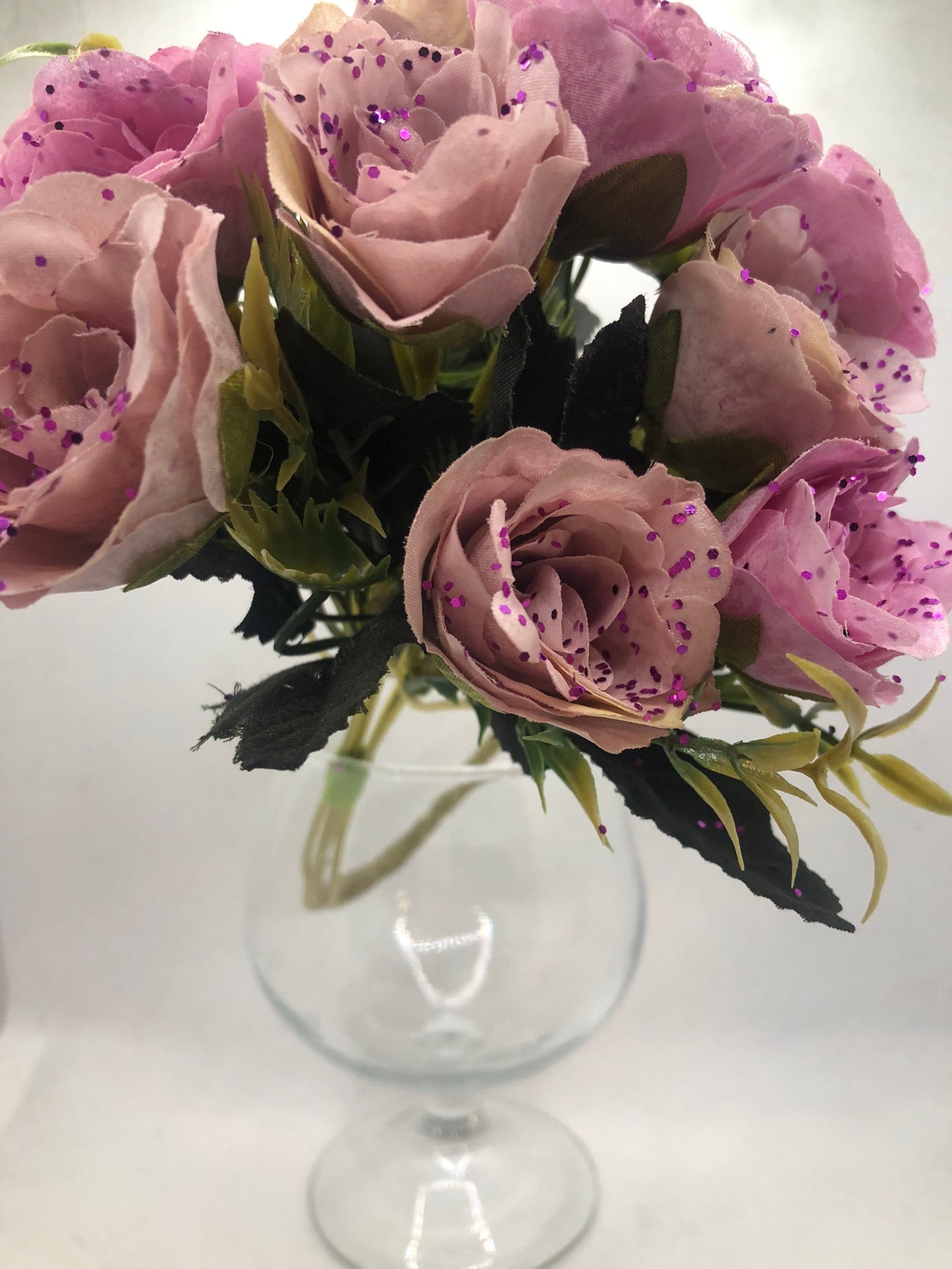 Small Rose Bouquet in Various Colors (Bling-it with glitter highlights, optional.)