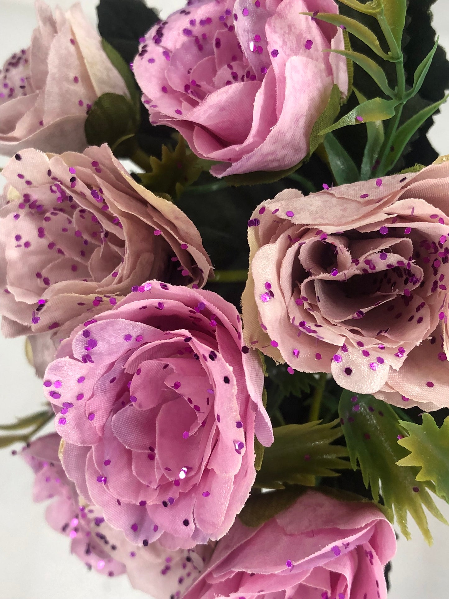 Small Rose Bouquet in Various Colors (Bling-it with glitter highlights, optional.)