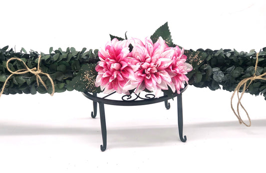 Pink Bling Eucalyptus Swag (32" width), Eco-friendly wall hanging design that makes your room smell great.