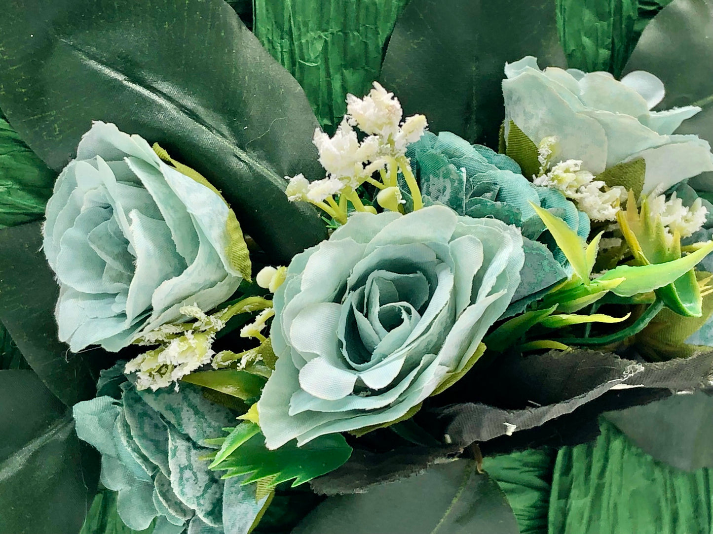 Green Hand-Woven Storage Basket - Eco-friendly (made with twisted raffia paper)