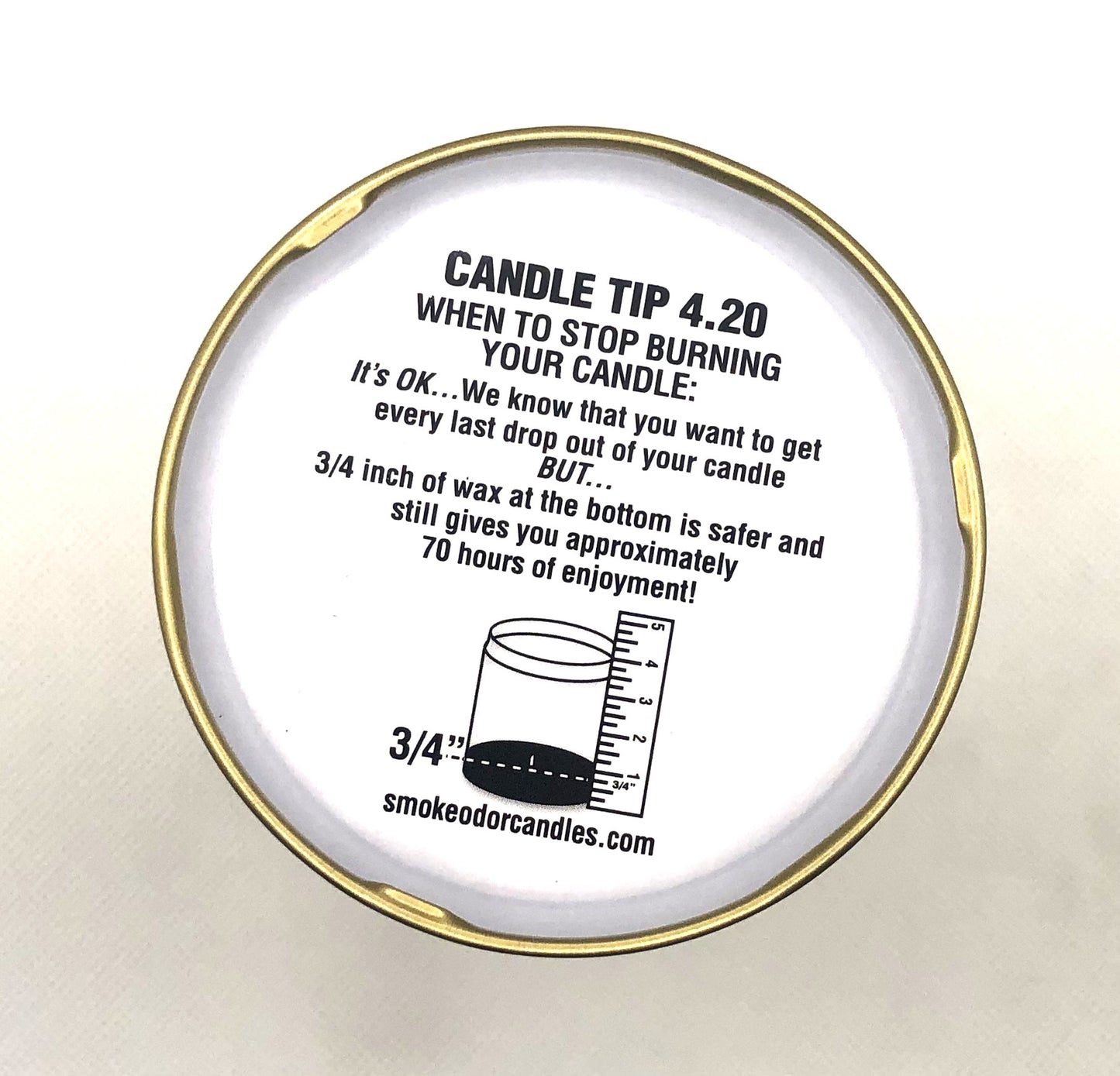Baked Fragrant Candle - Even if you don't "Smoke Odor Exterminator" home fragrance candles provides great smell like something is baking in the oven, all day long.