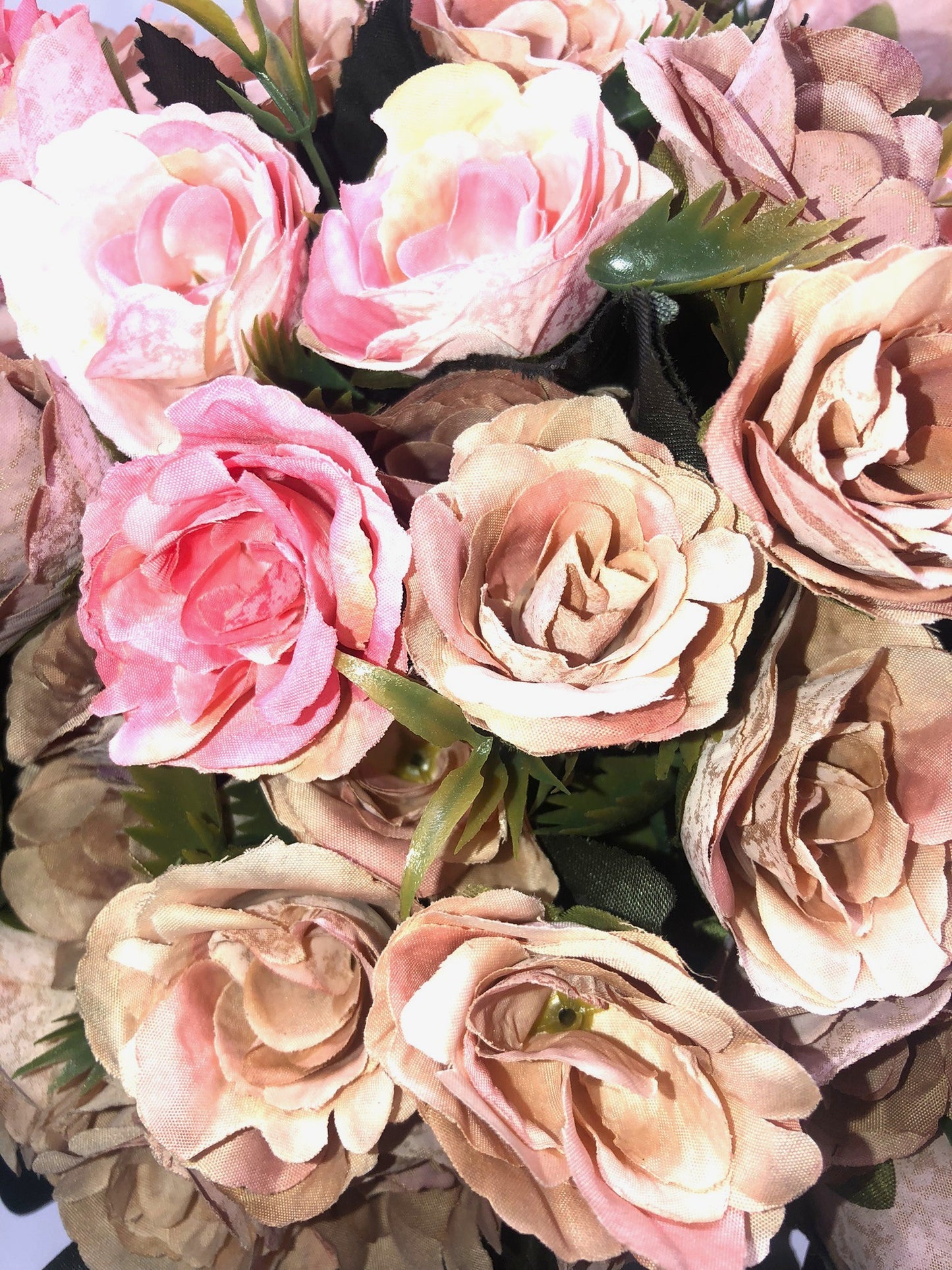 Sexy Leopard-Print Crystal Rhinestone Cylinder Vase. 15" tall. Long-stem silk floral arrangement sold separately.